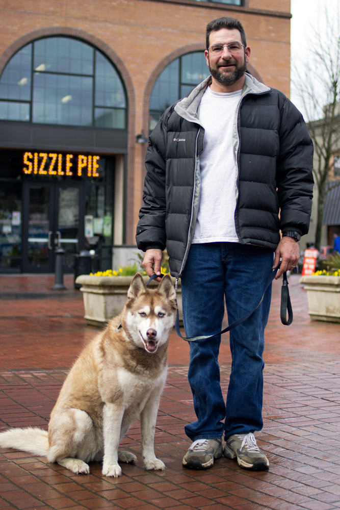 People of Downtown Eugene — Walking with Mocha