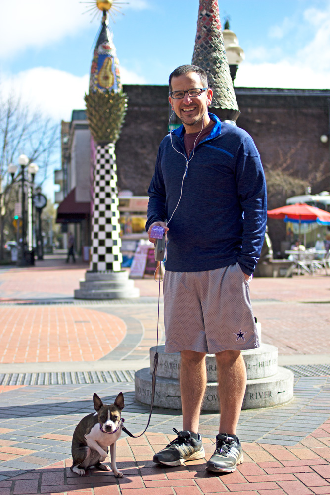People of Downtown Eugene — Walking with Posey
